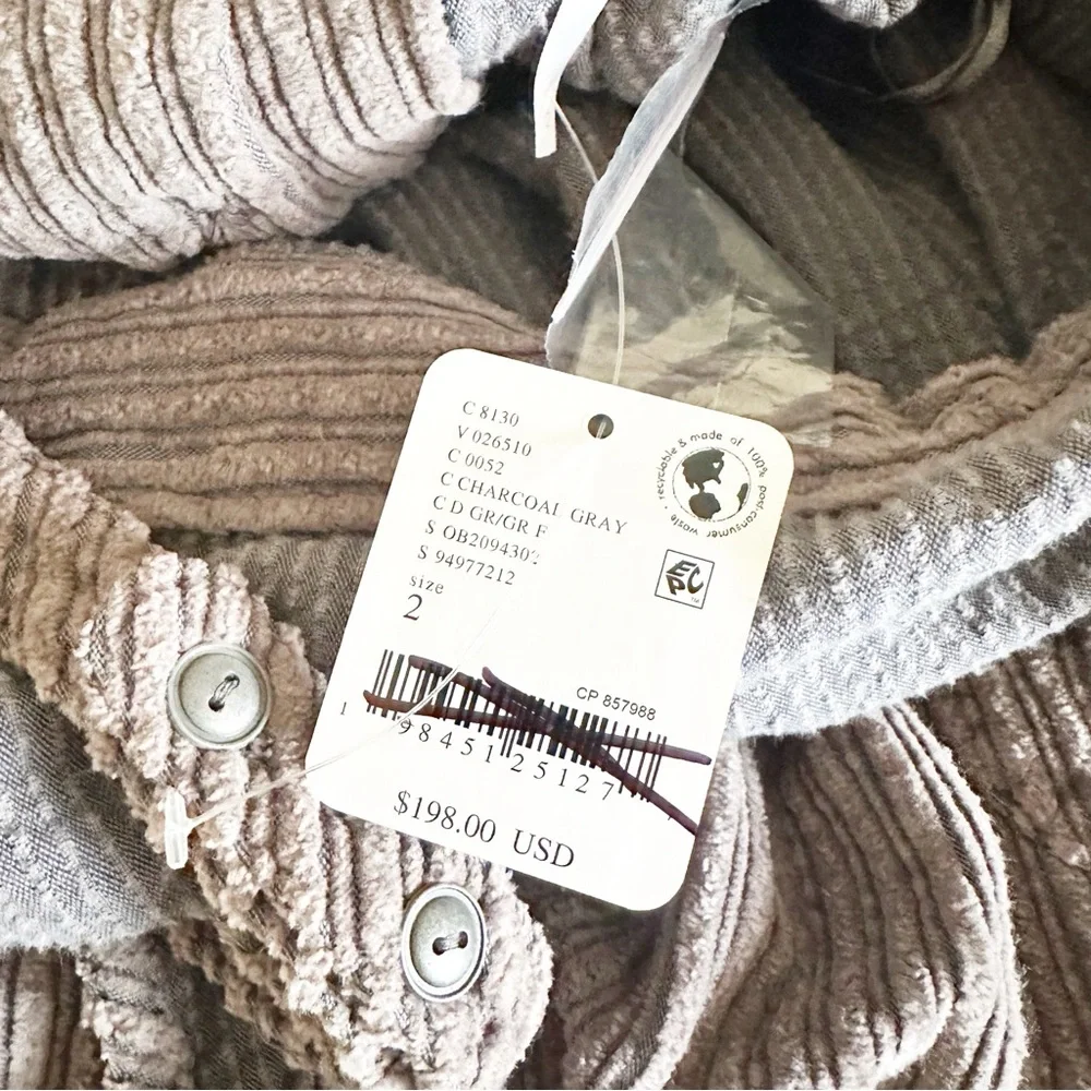 Free People The Other Side Corduroy Midi Dress